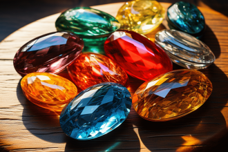 Bijoux en pierres semi-précieuses mettant en valeur leur éclat et couleurs