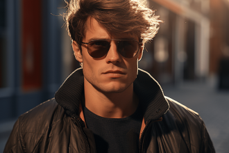 Coupe mi-longue dégradée pour homme avec style moderne et polyvalent