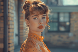 Coupe pixie inspirée des années 60 avec un style moderne