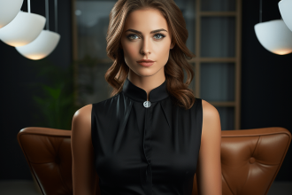 Robe noire inspirée de mercredi Addams en mode gothique
