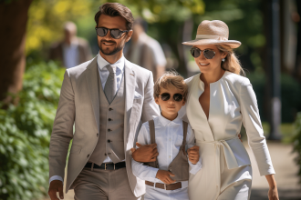 Tenue élégante pour un baptême civil avec touches modernes