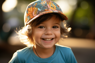 Casquette Bape colorée adaptée aux enfants pour un style tendance