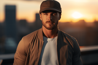 Divers styles de casquettes portées avec assurance en plein air