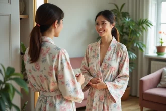Robe Noracora avec un design moderne et coloré