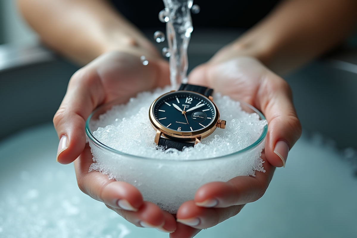 montre nettoyage